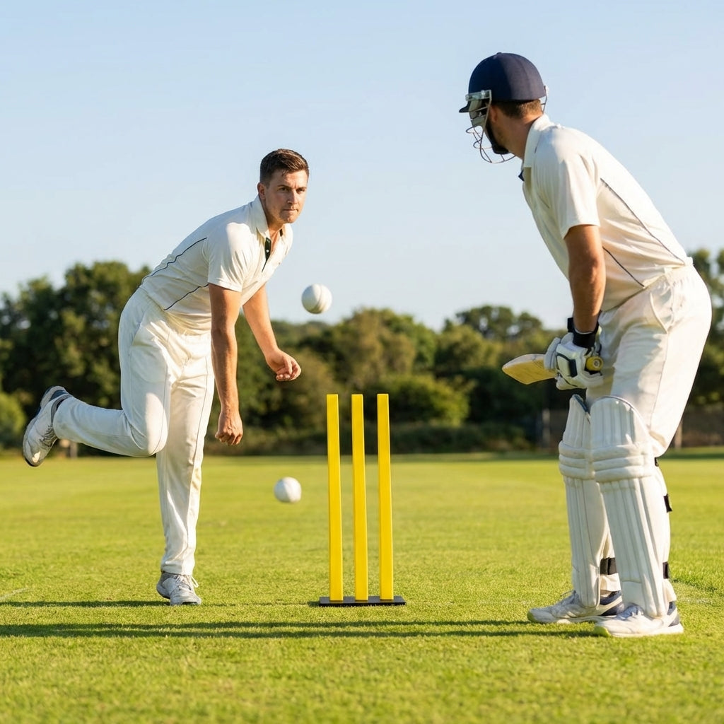 Cricket training stumps in flexible foam with base options