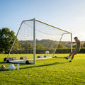 16ft x 7ft aluminium football goal for youth teams