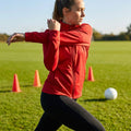 Women's full zip jacket in polyester for sports and leisure