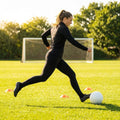 Women's compression leggings in various sizes and colours