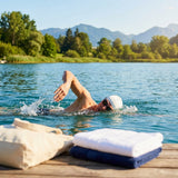 Silicone swimming caps in multiple colours for adults