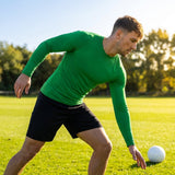 Men's long sleeve base layer in various colours for sports