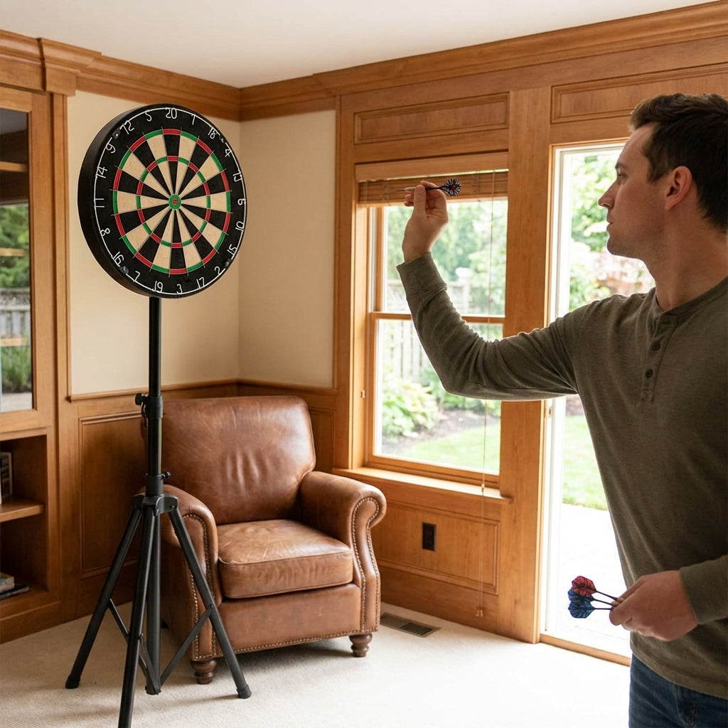 Professional dartboard made from Brazilian Sisal