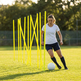 Slalom training poles in vibrant colours for sports practice