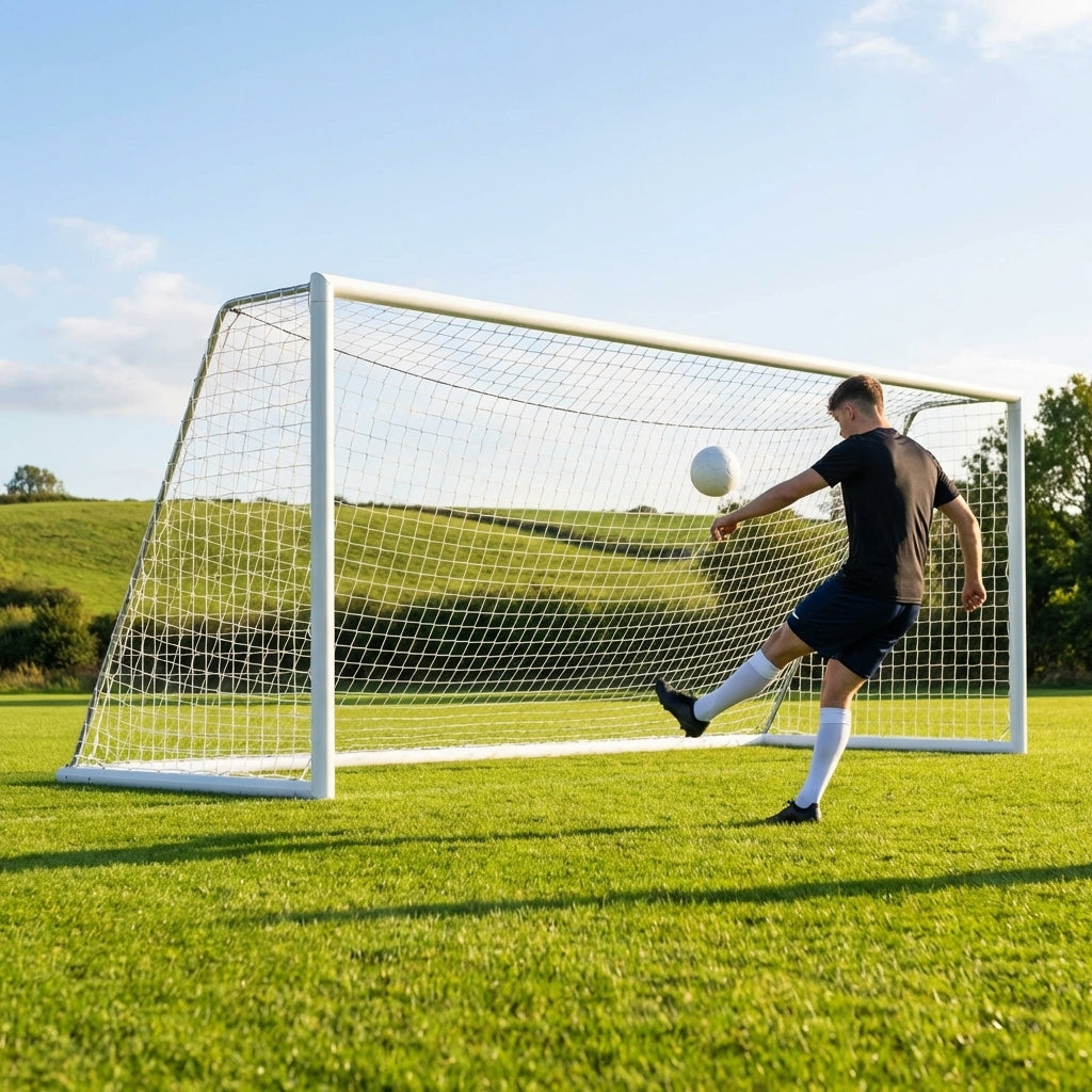 Freestanding Football Goal 21x7ft Aluminium for Junior and Senior Matches