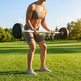 Rubber Barbell Weights with cast iron core for gym and home use