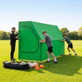 Portable team shelter in 10 colours with steel frame for sports events