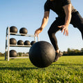 Medicine Balls of varying weights for gym and home fitness