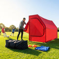 Portable team shelter in 10 colours with steel frame for sports events