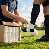 Elastic Adhesive Bandage Tape – Black/White – Cotton Spandex – Sports & Physio Use