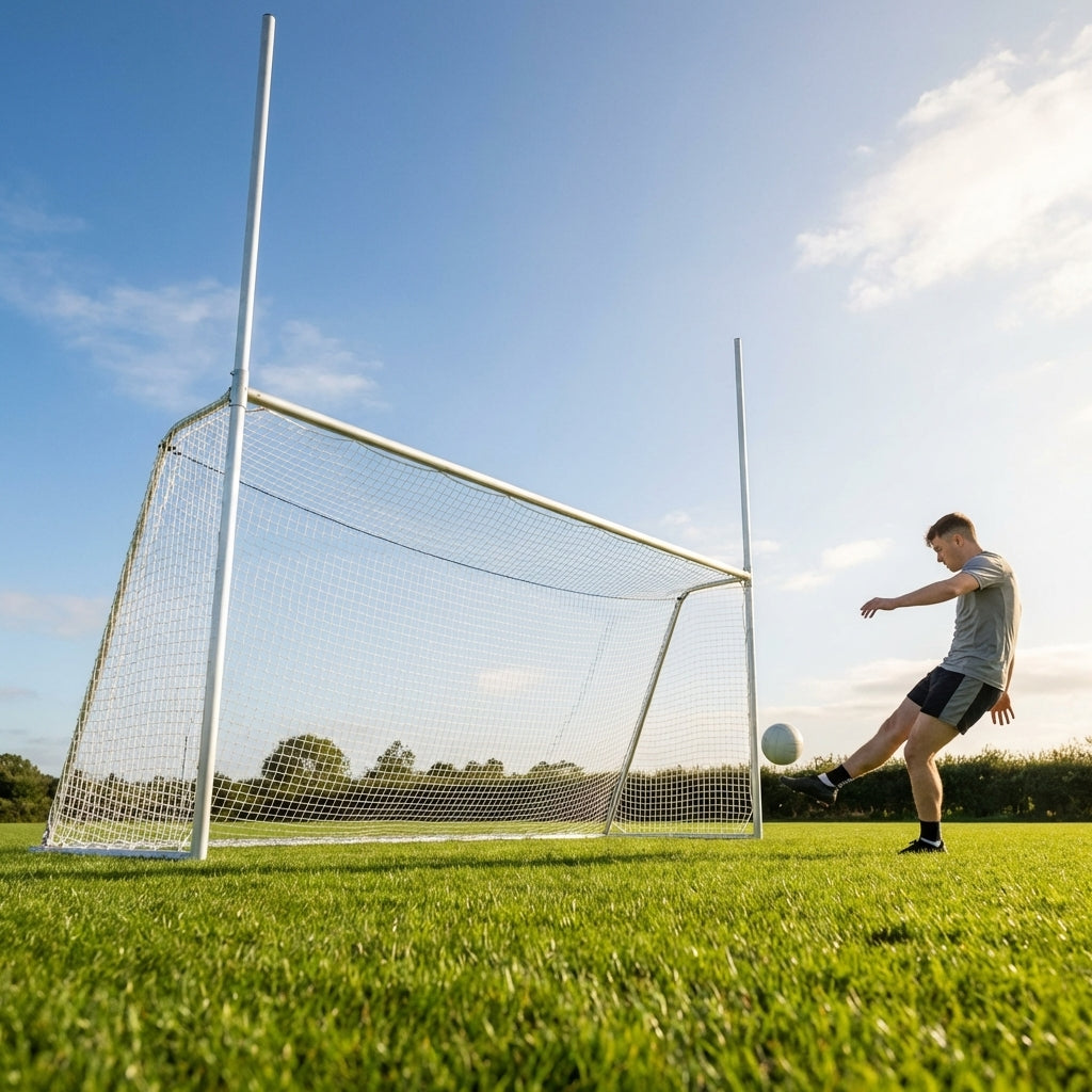 Freestanding Gaelic and Hurling Goal with Aluminium Frame