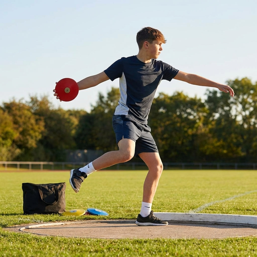 Junior Discus set with carry bag, assorted colours