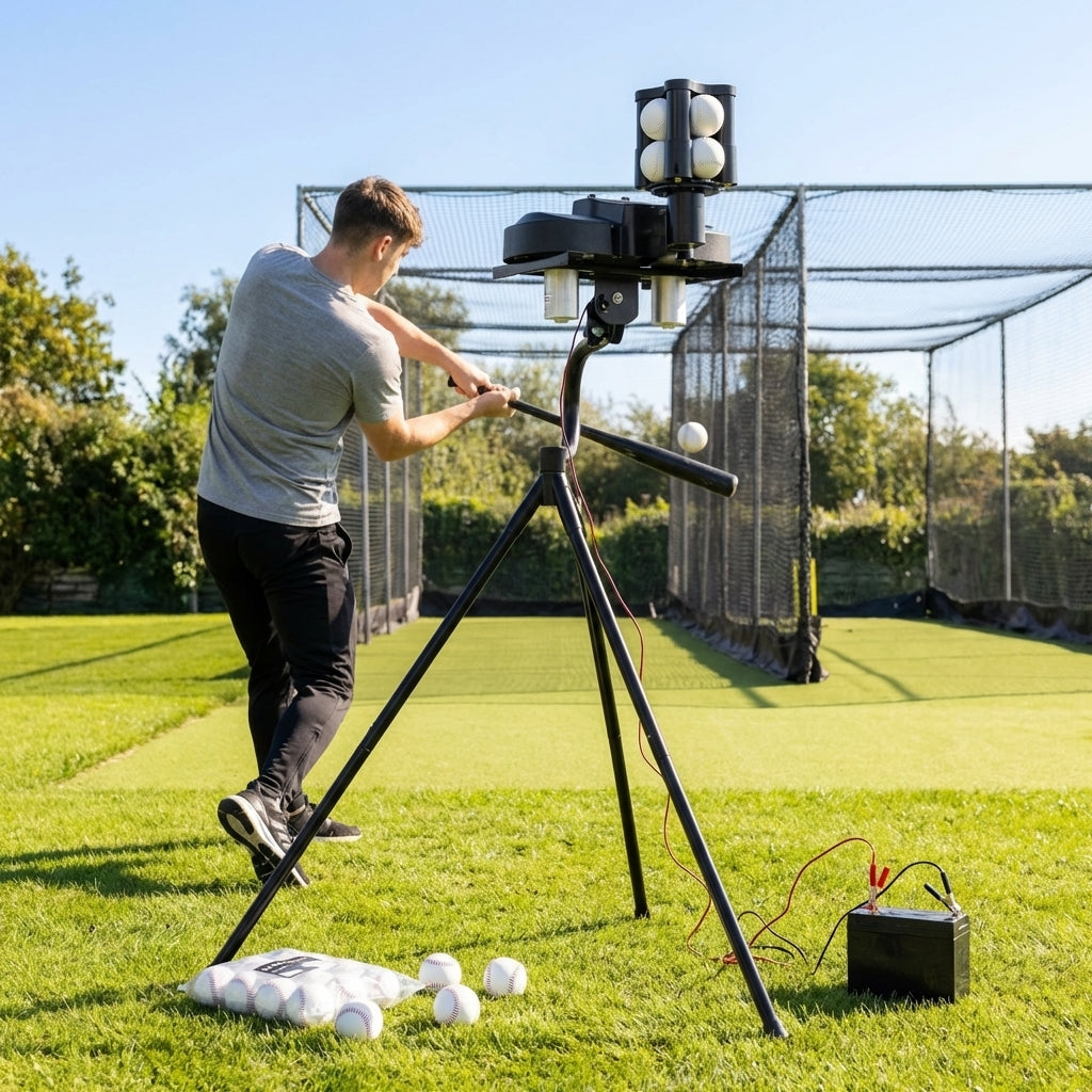 Baseball Pitching Machine with Steel Frame for Training
