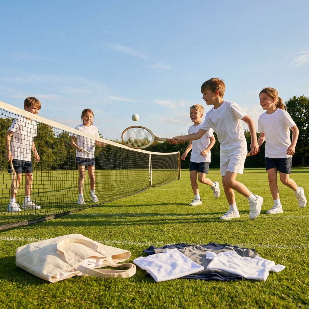 Junior Tennis T-Shirts made from 100% Cotton