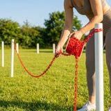 Plastic Chain Barrier in vibrant colours for versatile use