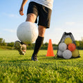Customisable football with club logos and vibrant colours