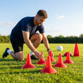 Training cones for sports practice, durable 12-inch cones