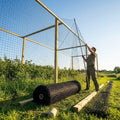 Black bird netting with 48mm mesh for pigeon and pheasant control
