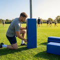 Custom 6ft PVC Rugby Post Protectors in varied colours