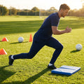 Men's tracksuit bottoms made of lightweight polyester for sportswear