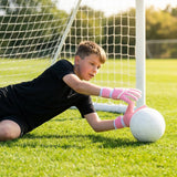 Goalkeeper gloves in various sizes and colours with EVA Foam and latex palm