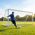 Aluminium football goal 24x8ft for outdoor matches