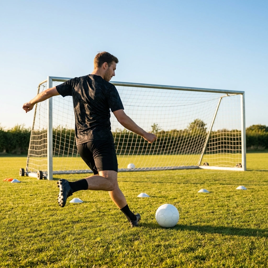 Men's football shirt in multiple colours, made from polyester for athletic use