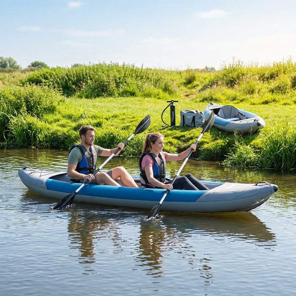 Inflatable Kayak – Single/Tandem – PVC/Drop Stitch – Sea, Lakes & Rivers