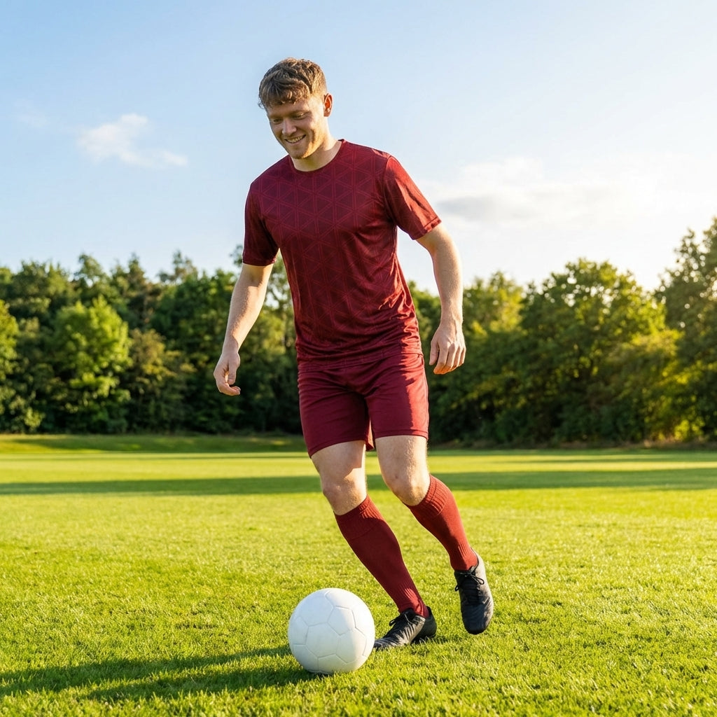 Men’s Short Sleeve Football Kit in various colours, football attire