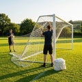 Replacement football goal nets for Alu110 goals, various sizes in white