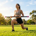 Aerobic weight bar with foam padding for home and gym use