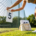 A4 PVC number plates for sports pitches and courts