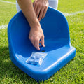 Replacement bungs for dugout seats in various colours