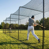 Baseball Batting Cage Net with Galvanized Steel Connectors
