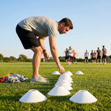 Training cones for sports and agility, durable plastic