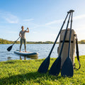 Adjustable paddle board paddles for water sports in aluminium and carbon fibre