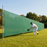High-quality baseball outfield screen in black or green