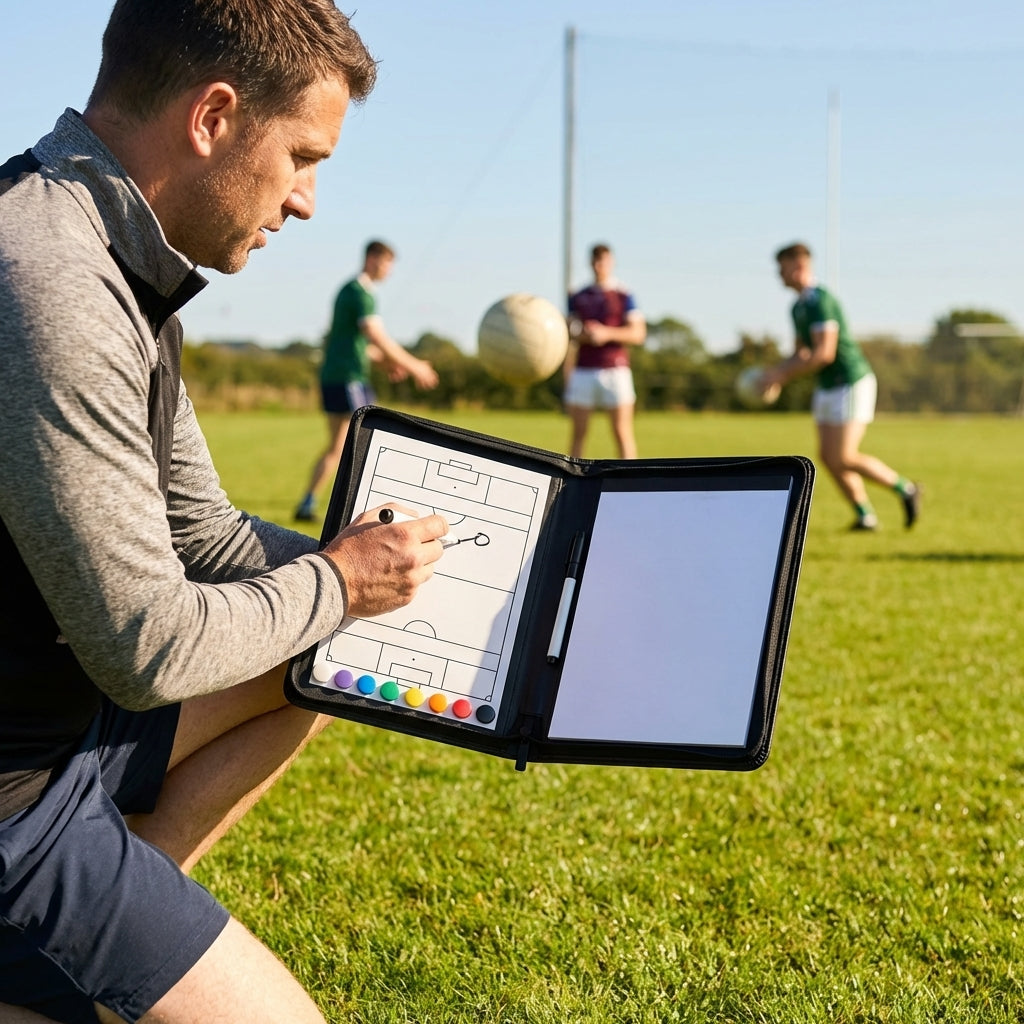 A4 Sport Coaching Folder – PVC – Weatherproof Tactics Board – Indoor/Outdoor