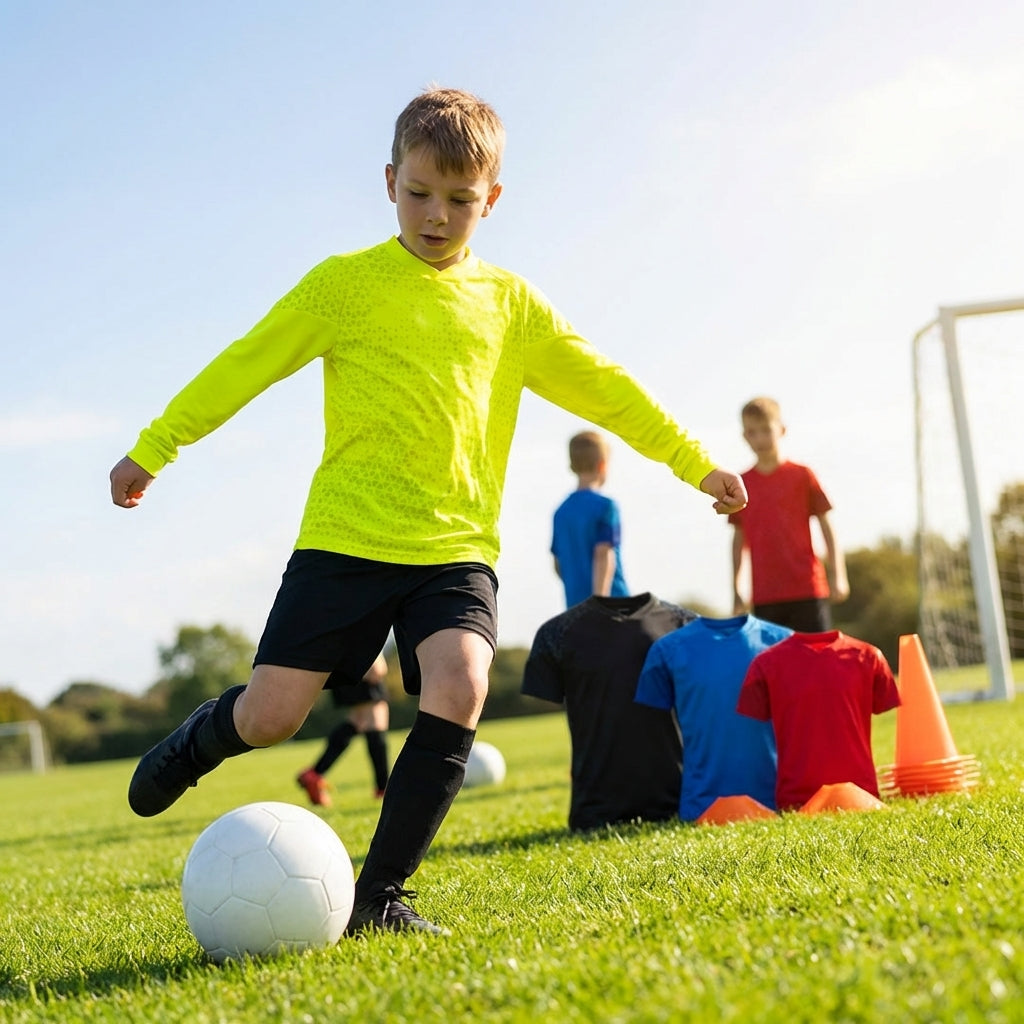 Geo Football Shirts for Kids Ages 5-14