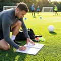 Football coaching notebook in matte black with A4 and A5 options