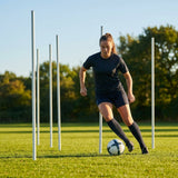 Slalom training poles in vibrant colours for sports practice