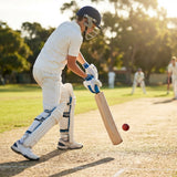 Cricket batting gloves made from premium PU leather for county-level use