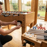 Table football spare parts, including legs and rods