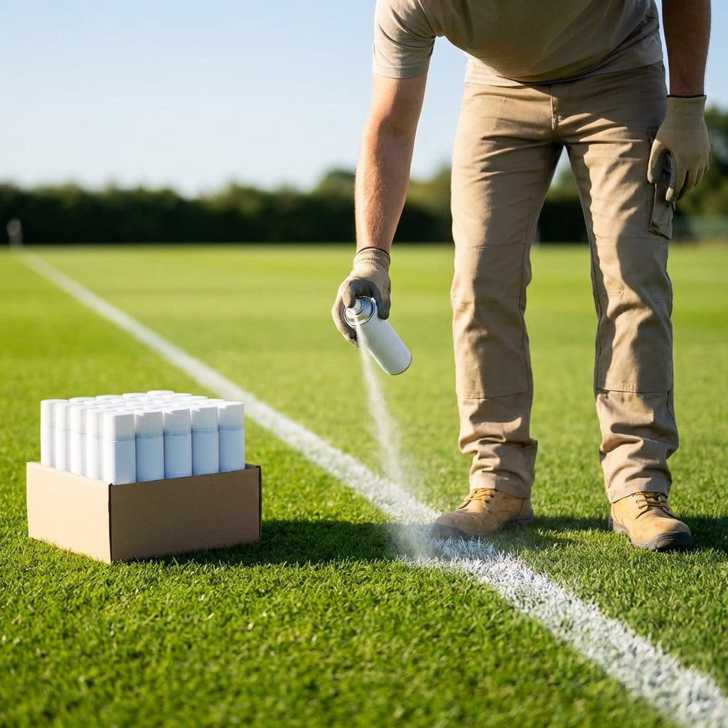 750ml Aerosol Line Marking Spray Paint in multiple colours for all surfaces