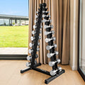 Chrome dumbbells with ergonomic design for gym and home use
