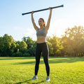 Aerobic weight bar with foam padding for home and gym use
