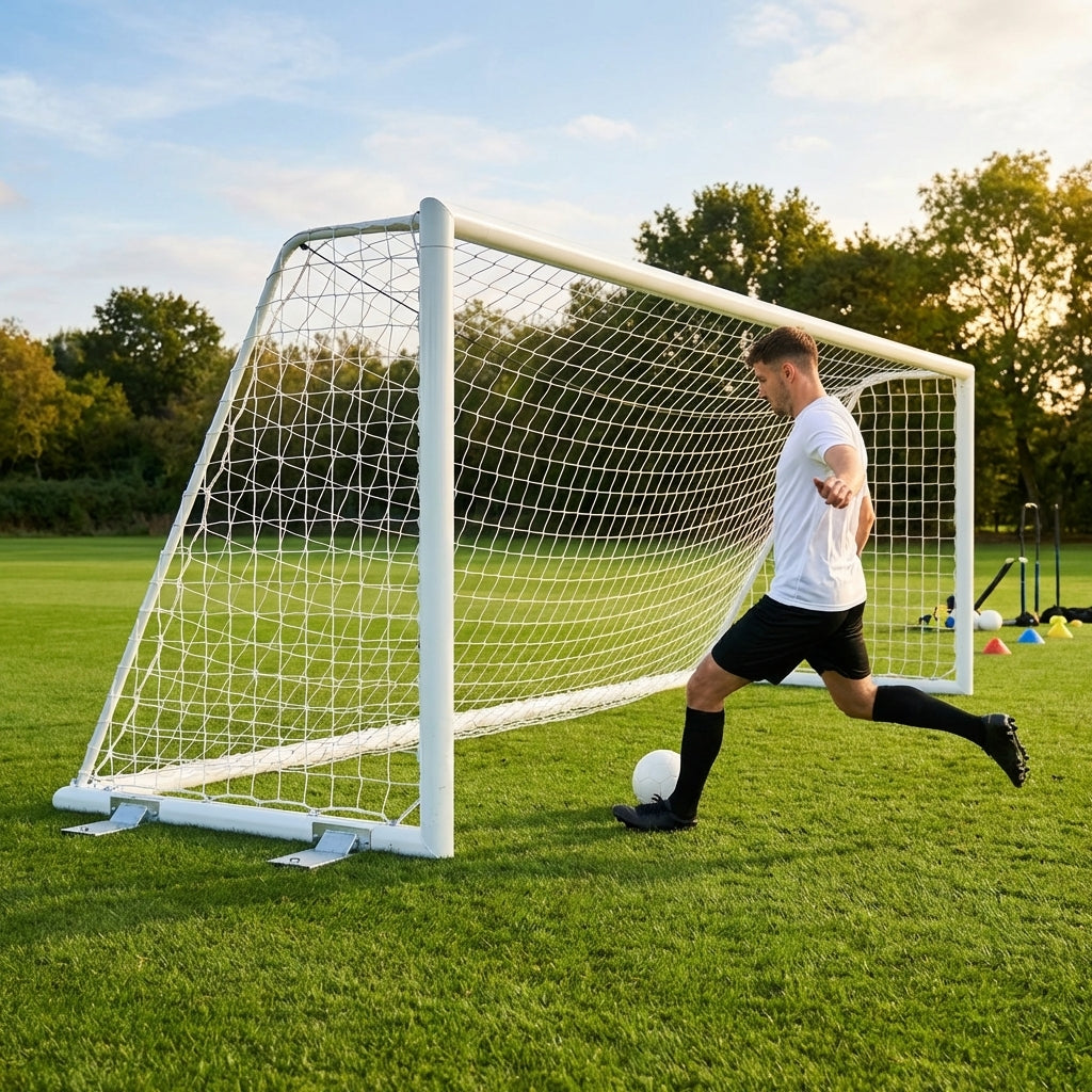 Aluminium Football Goal 16ft x 7ft for Junior Matches