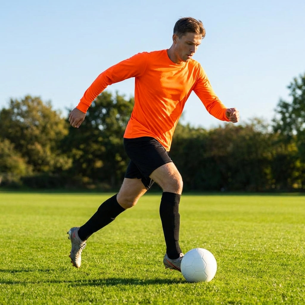 Men’s Long Sleeve Football Shirt featuring geometric design