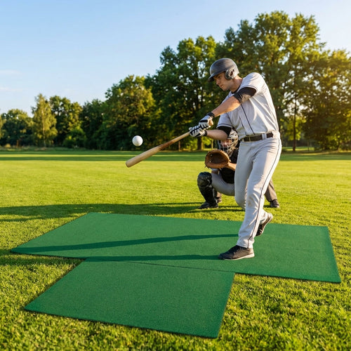 Baseball Hitting Mat – 12ft x 6ft – Artificial Turf – Indoor/Outdoor Use