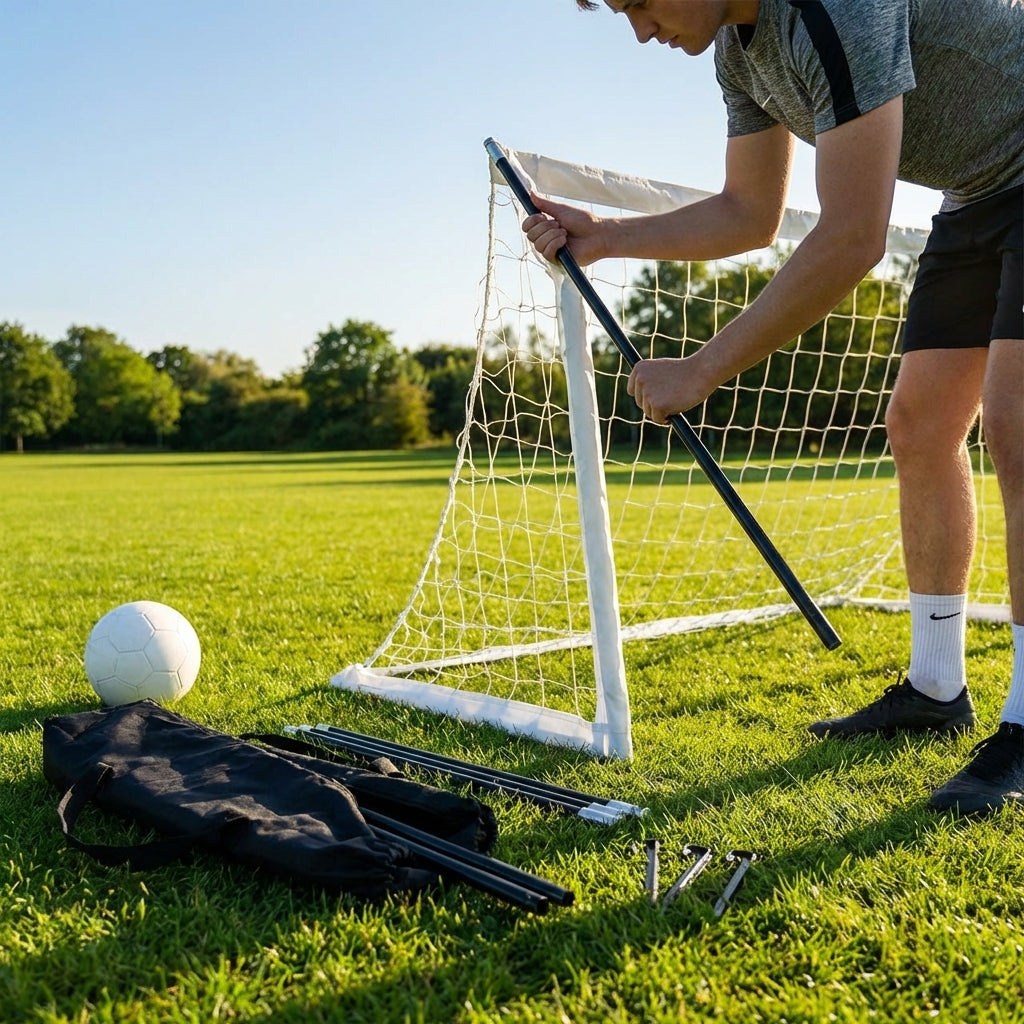 Fibreglass goal poles for ProFlex football goals